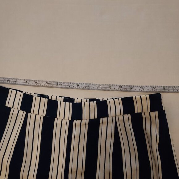 Striped Black and White Women's Pants - Picture 8 of 8